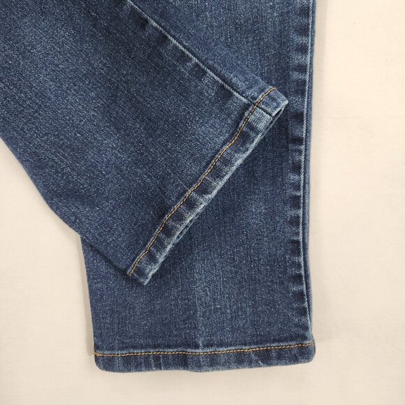 Gloria Vanderbilt Amanda Women's Stretch Denim Blue Jeans Size 12P Straight Leg - Picture 7 of 11